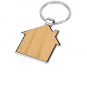 Брелок из бамбука в форме домика, Bamboo House