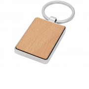 Прямоугольный брелок Mauro из бука, дерево