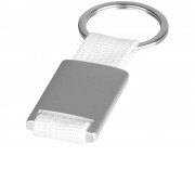 Брелок Alvaro, серебристый/белый