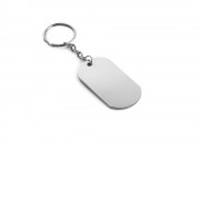 STITCH. Брелок из алюминия, Сатин серебро