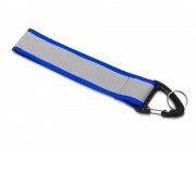 Светоотражающий брелок Reflector, серебристый/синий