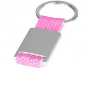 Брелок Alvaro, серебристый/розовый