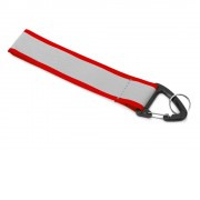Светоотражающий брелок Reflector, серебристый/красный