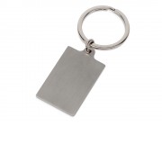 Брелок Steel RCT прямоугольный, серебристый