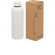 Spring медная бутылка с вакуумной изоляцией, сертифицированная согласно RCS, 500 мл - Белый