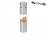 Бутылка для воды FLAVOUR U SEE, 460 мл, серебристый