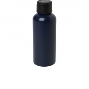 Trinity бутылка для воды из переработанного алюминия, сертифицированного согласно RCS, объемом 600 мл, с крышкой из переработ - Navy
