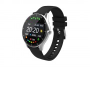 Умные часы HIPER IoT Watch GT, черный/ голубой