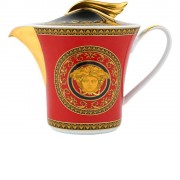 Чайник Versace Medusa, красный/золотистый (Р)