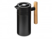 Вакуумный термокувшин Arctic с ситечком, 1200мл, черный