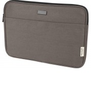 Чехол для 14-дюймового ноутбука Joey объемом 2 л из брезента, переработанного по стандарту GRS, серый