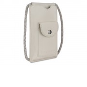 Сумка-чехол для мобильного телефона BUGATTI Almata, бежевая, полиуретан, 11x2x18 см