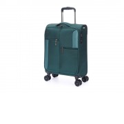 Чемодан TORBER Seyd, тёмно-зелёный, нейлон 600D, 36,5 х 14 х 54 см, 32 л