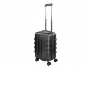 Чемодан BUGATTI Galatea, чёрный, поликарбонат / АБС-пластик, 36,5х24,5х56 см, 38 л