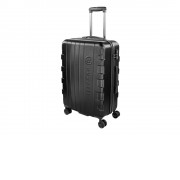 Чемодан BUGATTI Galatea, чёрный, поликарбонат / АБС-пластик, 46х27,5х67 см, 65 л