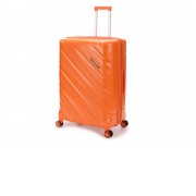 Чемодан TORBER В Отпуск, оранжевый, полипропилен, 54,5 х 33,5 х 79 см, 135 л