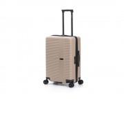 Чемодан TORBER Elton, песочный, ABS-пластик, 41 х 28 х 68 см, 64 л
