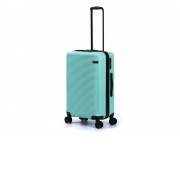 Чемодан TORBER Caspian, светло-зелёный, ABS-пластик, 43 х 26 х 68 см, 64 л