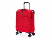 Чемодан TORBER Brosno, красный, нейлон 600D, 36,5 х 14 х 54 см, 32 л