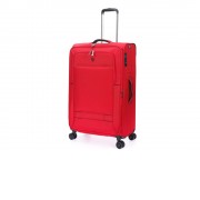 Чемодан TORBER Brosno, красный, нейлон 600D, 48 х 22 х 78 см, 85 л