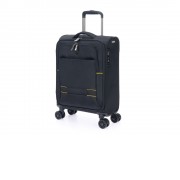 Чемодан TORBER Brosno, чёрный, нейлон 600D, 36,5 х 14 х 54 см, 32 л