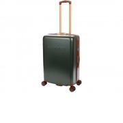 Чемодан BUGATTI Amelia, зеленый, поликарбонат / АБС-пластик, 42х24х67 см, 55 л