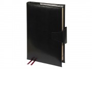 Ежедневник полудатированный А5 Windsor, черный