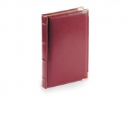 Ежедневник А5 полудатированный Boss, бордовый