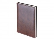 Ежедневник А5 датированный Velvet 2025, коричневый