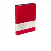 Ежедневник полудатированный А5 Orbit, красный