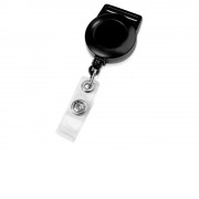 Ретрактор с ушком для ленты, черный