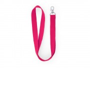 Ланъярд ECOHOST из RPET с карабином, фуксия