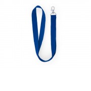 Ланъярд ECOHOST из RPET с карабином, королевский синий