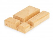 Подставка для телефона и планшета деревянная из массива бука №2 флагман