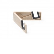 Складной держатель BAWEN для мобильного телефона из пшеничного волокна, бежевый