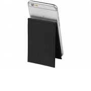 Кошелек-подставка для телефона RFID премиум-класса, черный