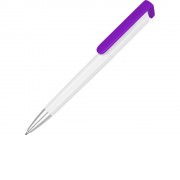 Ручка-подставка Кипер, белый/фиолетовый