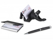 Набор: блекмэн Энди, визитница, ручка шариковая, черный