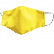 Маска для лица многоразовая, желтый