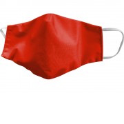 Маска для лица многоразовая, красный