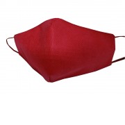 Маска для лица многоразовая из спанбонда, бордовый