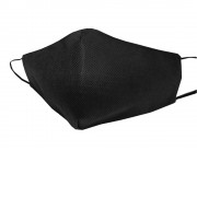 Маска для лица многоразовая из спанбонда, черный