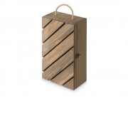 Коробка подарочная из массива дерева для 2х бутылок