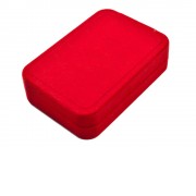 Подарочная коробка для флешки, красный бархат