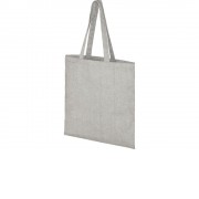 Сумка-тоут Pheebs из переработанного хлопка 150 г/м2, серый меланж