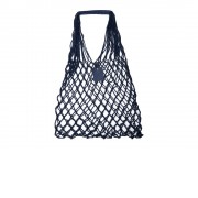 Авоська Dream L наплечная 25 литров с кожаными ручками, темно-синий