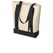 Сумка для шопинга Cotton, натуральный/черный