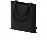 Сумка-шоппер Reviver из нетканого переработанного материала RPET, черный