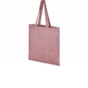 Сумка-тоут Pheebs из переработанного хлопка 150 г/м2, бордовый меланж