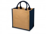 Сумка подарочная Hindy, натуральный/темно-синий